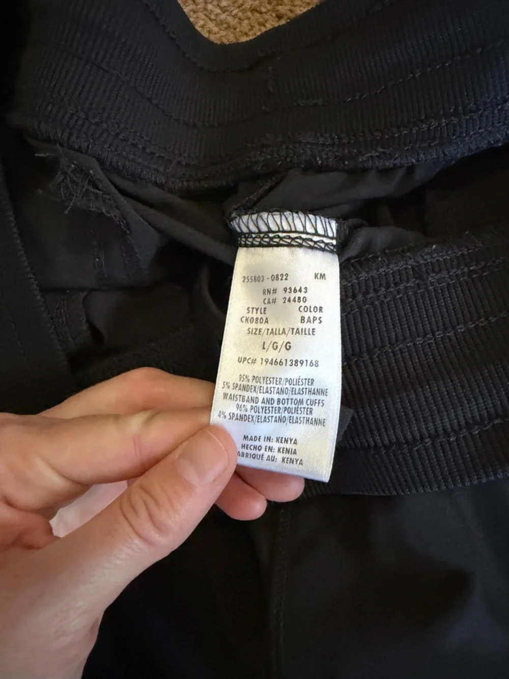 2 Pair Cherokee Infinity Women’s Scrub Jogger Pants Black Size Large Lot - Picture 7 of 7